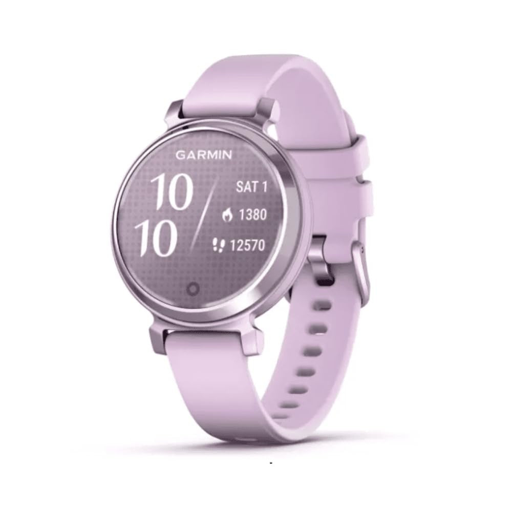 Garmin Lily 2 Smartwatch, Hidden Display, Pattern Lens, 5 Days Battery: Lilac 1