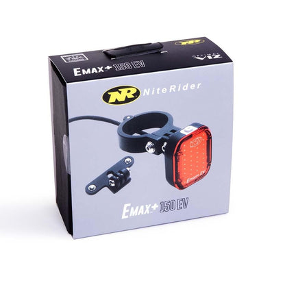 NiteRider Emax+ 150 E-Bike Taillight – 150 Lumen Rear Electric Bike Light, 6 5