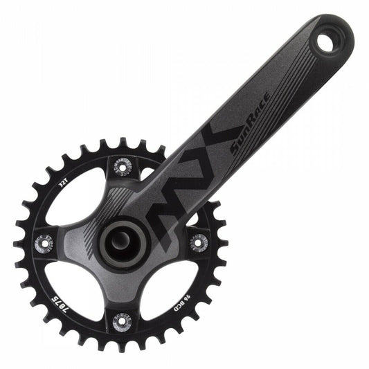 Sunrace FCMX0U 175x32 11sp Crankset with 24mm BB Black 1