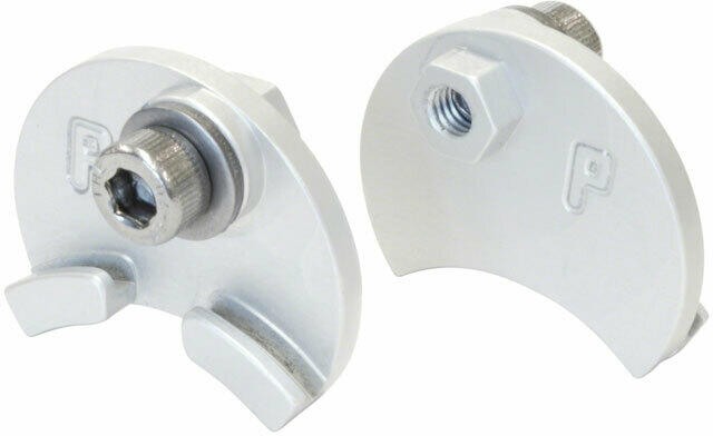 Paul Component Engineering Moon Unit Cable Carrier Silver Pair 1