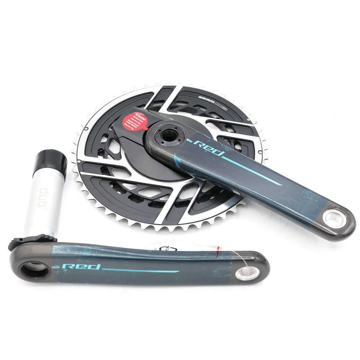 SRAM RED AXS E1 Quarq Power Meter Crankset 175mm 46/33T DUB 12-Speed Carbon 2