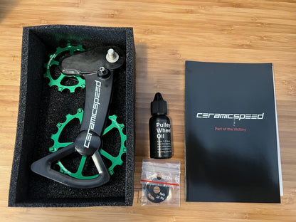 CeramicSpeed OSPW X Shimano XT/XTR 1x12 - Green Anodized 2