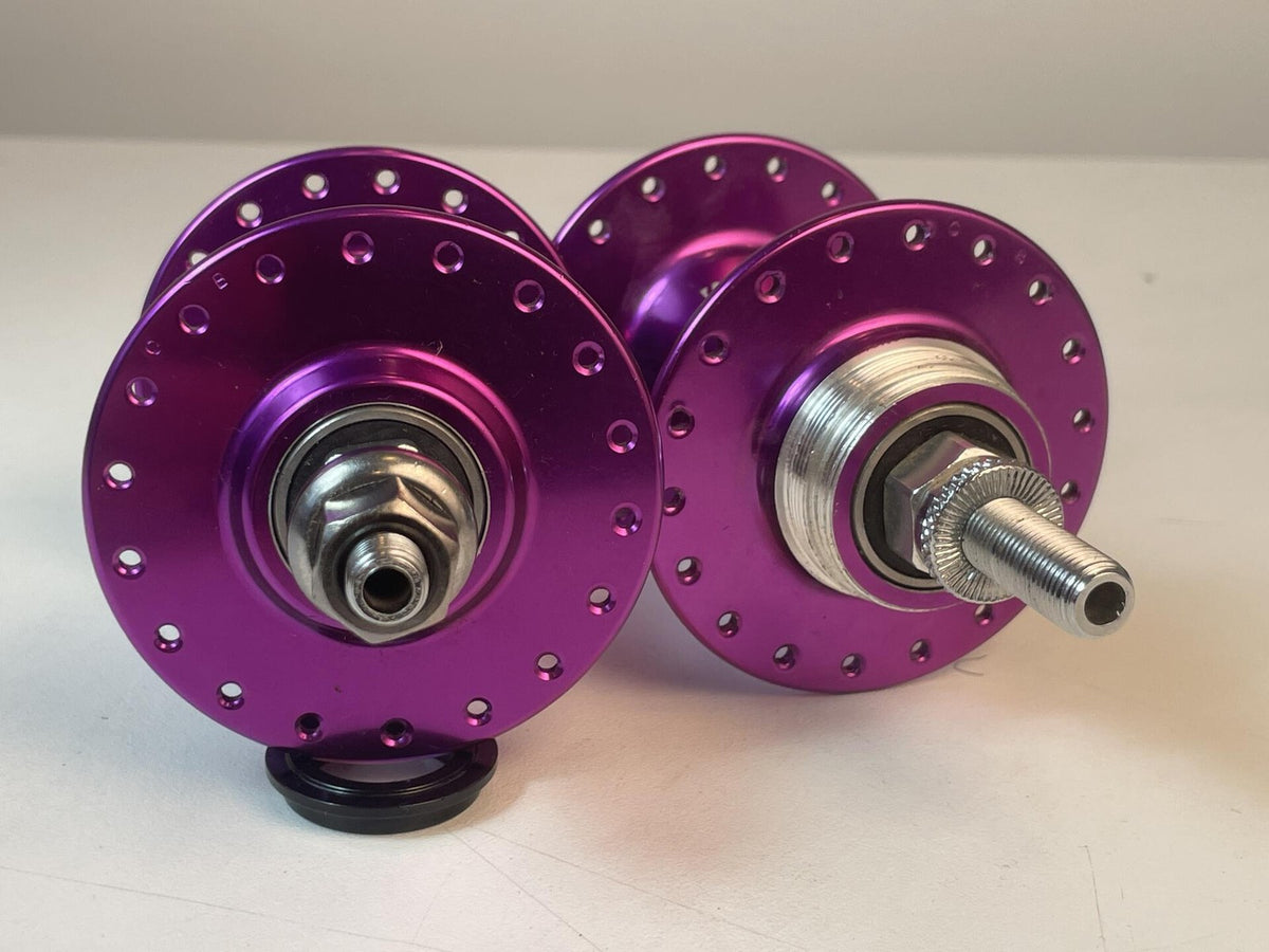 Soma Somax Track Hubs 36h Fix / Free - Purple Anodized 3