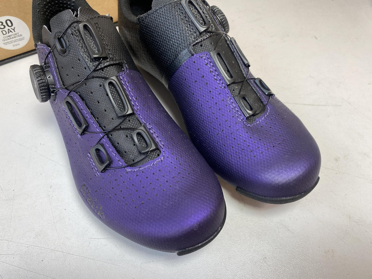 Unused Fizik Tempo Decos Carbon Clip In Shoes - Aubergine EU Size 37 4