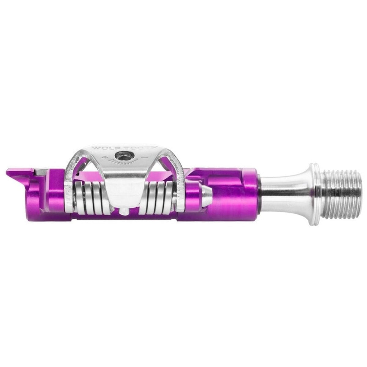 Wolf Tooth DEL Gravel Race Clipless Pedals Alloy Ultraviolet Purple, Shimano SPD 6