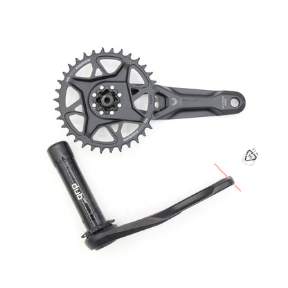 SRAM X0 Eagle T-Type AXS Power Meter Crankset 175mm 34T DUB Wide 55mm 4