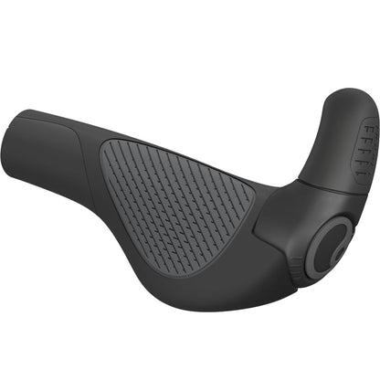 Ergon Cycling GP2 Evo Ergonomic Lock-On Grips with Bar Ends - Black, Small 1