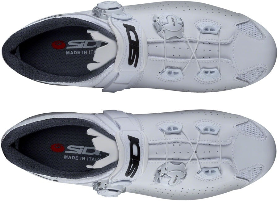 SIDI Genius 10 Road Cycling Shoes White Size 46 Unisex Dial Closure 3