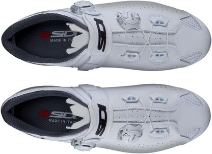 SIDI Genius 10 Road Cycling Shoes White Size 46 Unisex Dial Closure 3