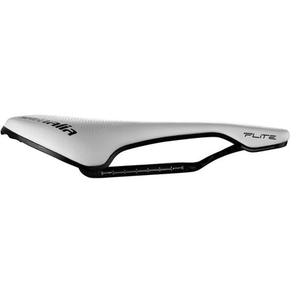 Selle Italia Flite Boost SuperFlow CRB Saddle, L3, Carbon, FibraTek, White LTD 3