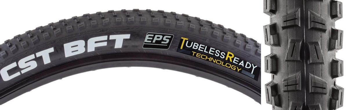 CST BFT Tire 29x2.4 Folding DC/EPS/TR Black MTB 1