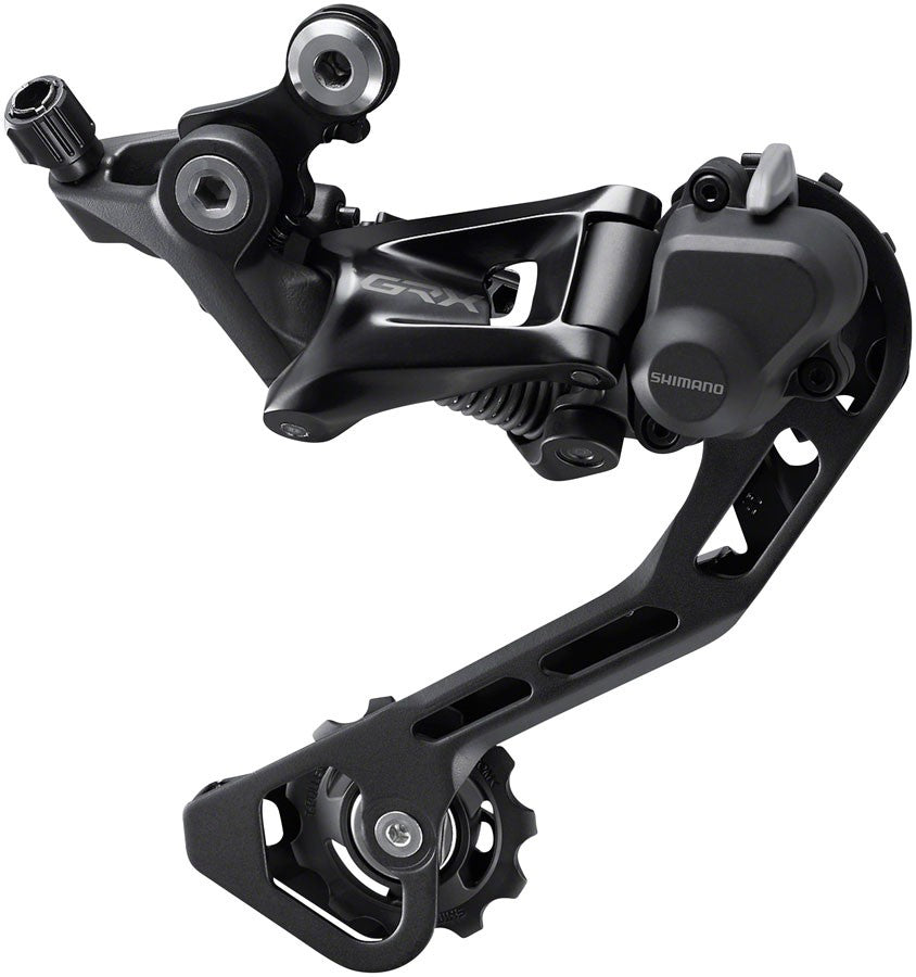 Shimano GRX RD-RX400 Rear Derailleur - 10-Speed, Long Cage, Black, With Clutch 1